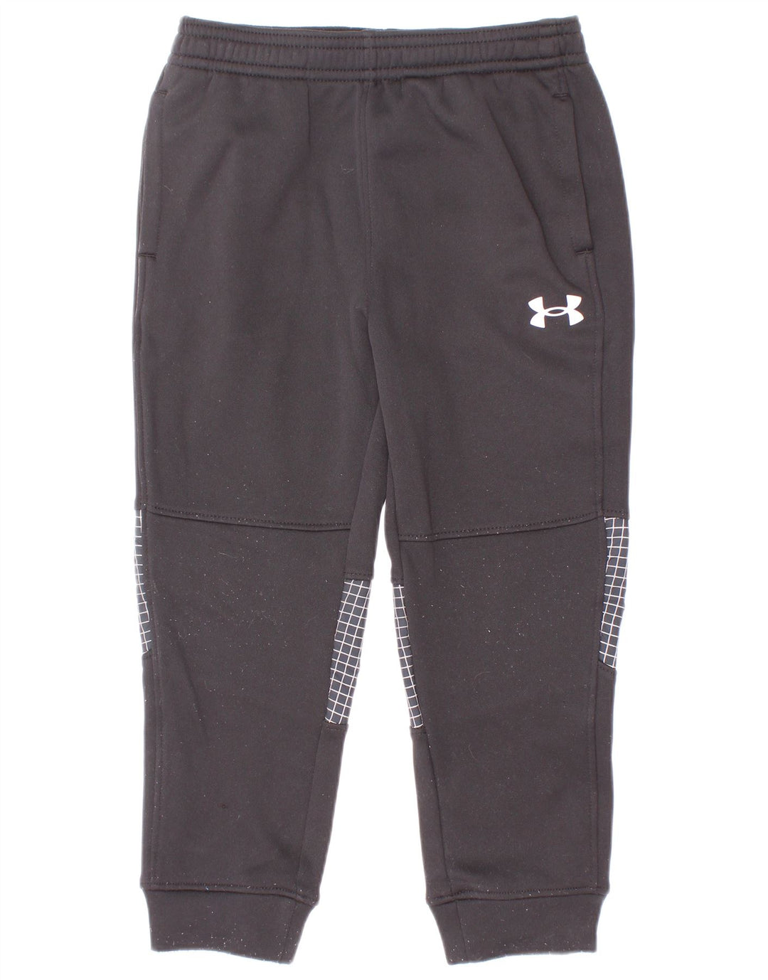Calça de treino Under Armour Boys Joggers 2-3 anos preto xadrez