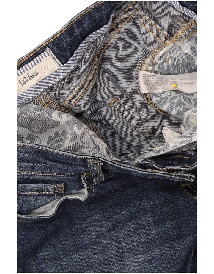 Calça jeans feminina Fat Face UK 12 médio W34 L23 algodão azul