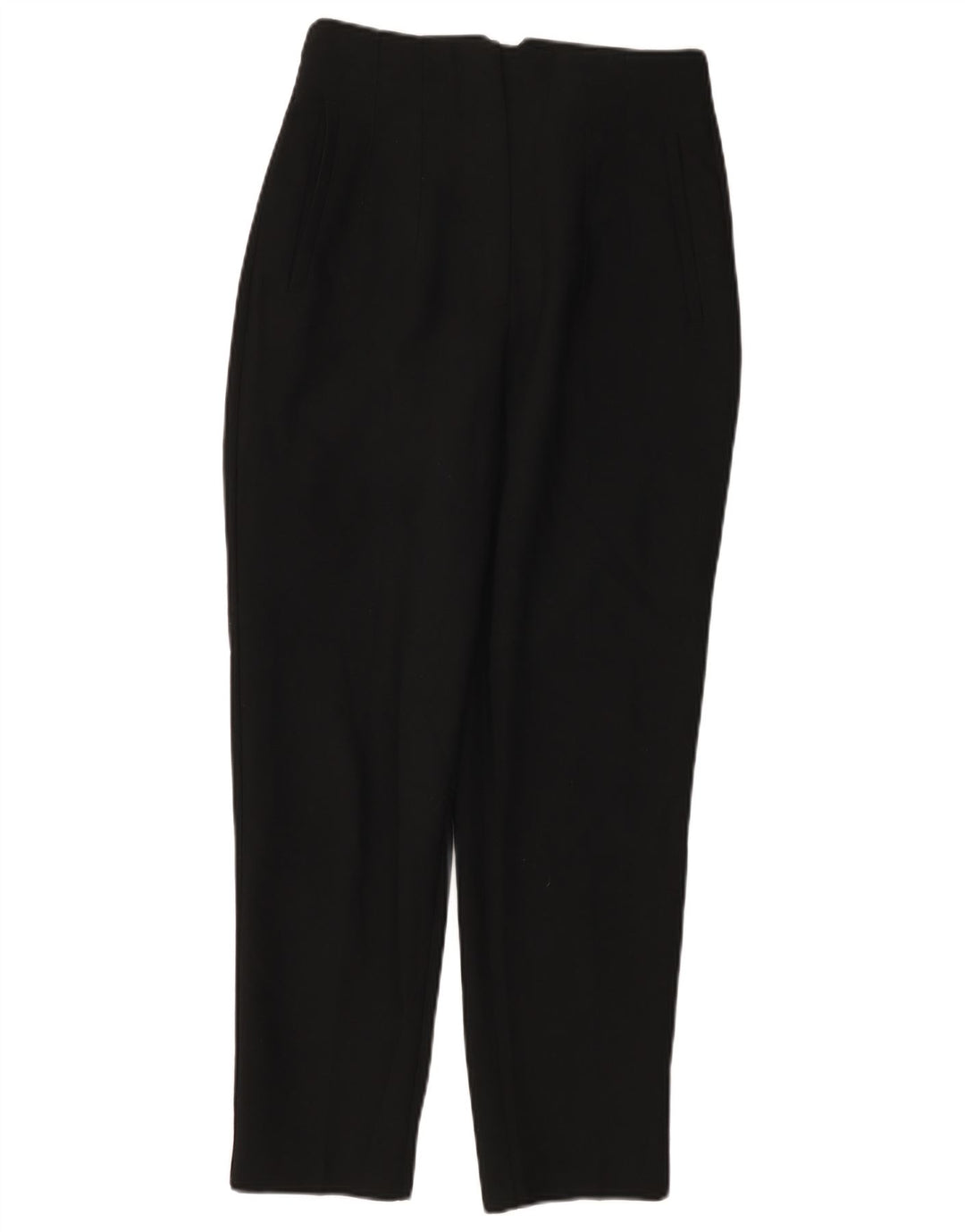 Calça Chino Cônica Feminina Zara Pequena W26 L27 Poliéster Preto