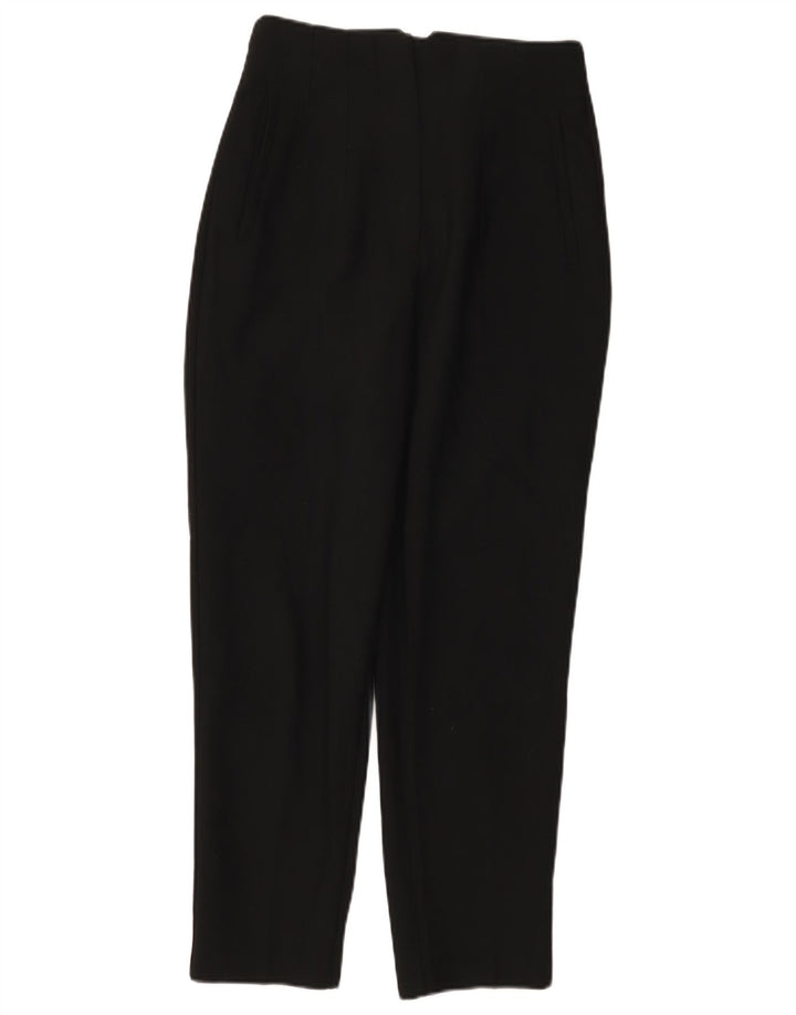Calça Chino Cônica Feminina Zara Pequena W26 L27 Poliéster Preto