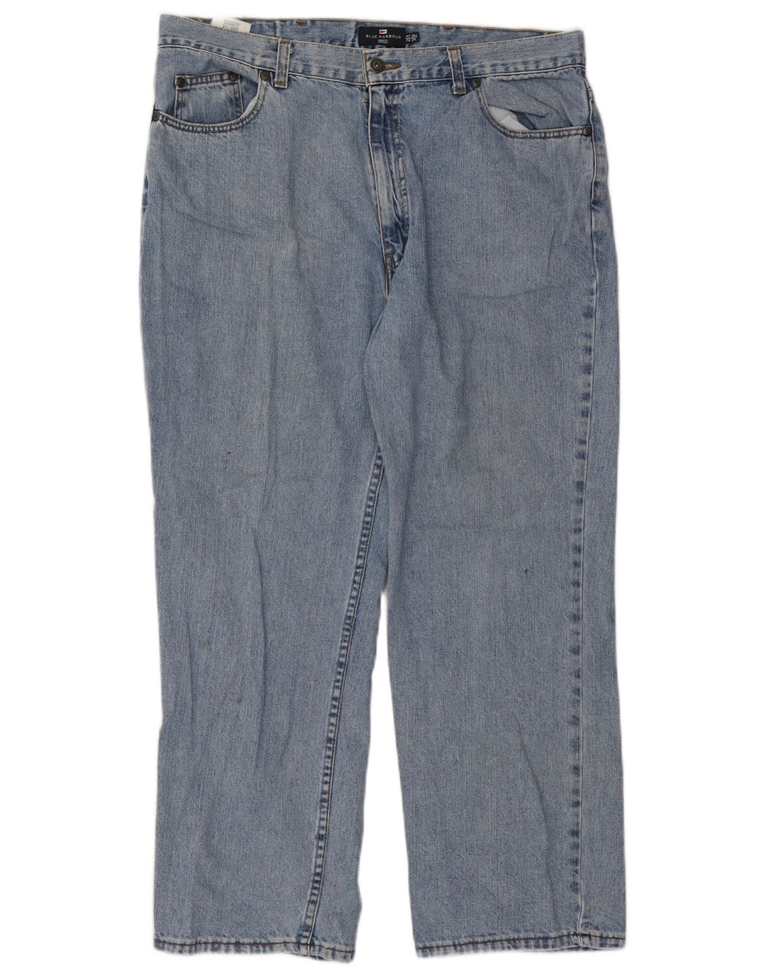 Jeans retos masculinos Marks & Spencer W38 L29 algodão azul