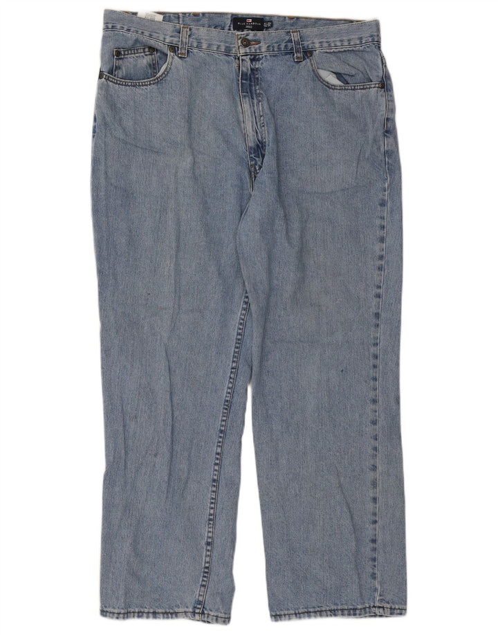 Jeans retos masculinos Marks & Spencer W38 L29 algodão azul