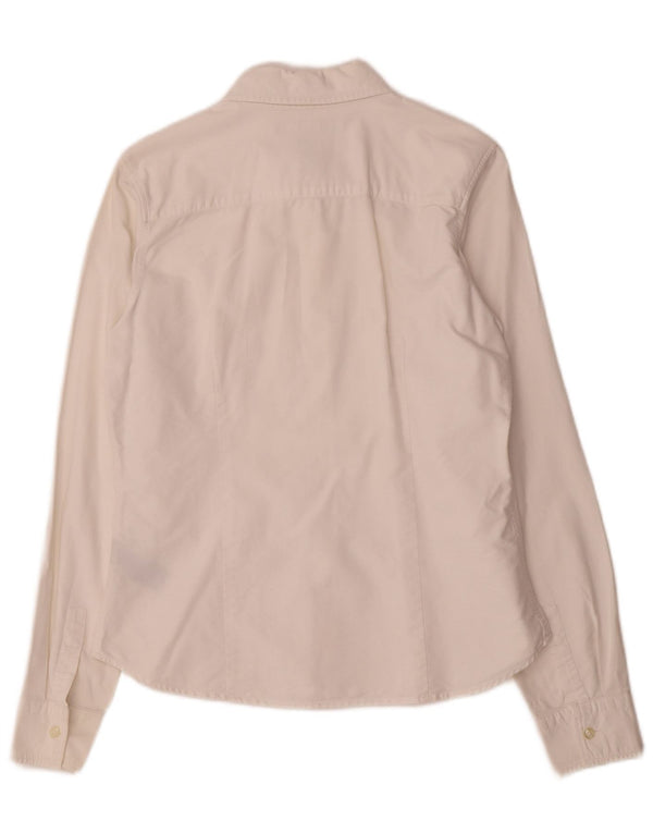 Camisa Polo Ralph Lauren Feminina UK 16 Grande Algodão Branco