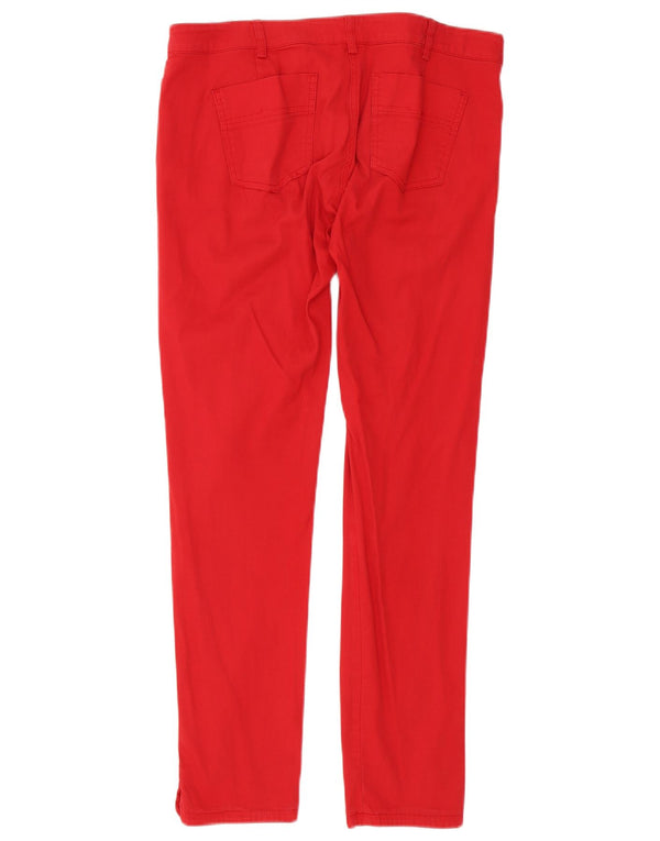 Calça Chino Feminina Max & Co. UK 12 Médio W32 L29 Algodão Vermelho