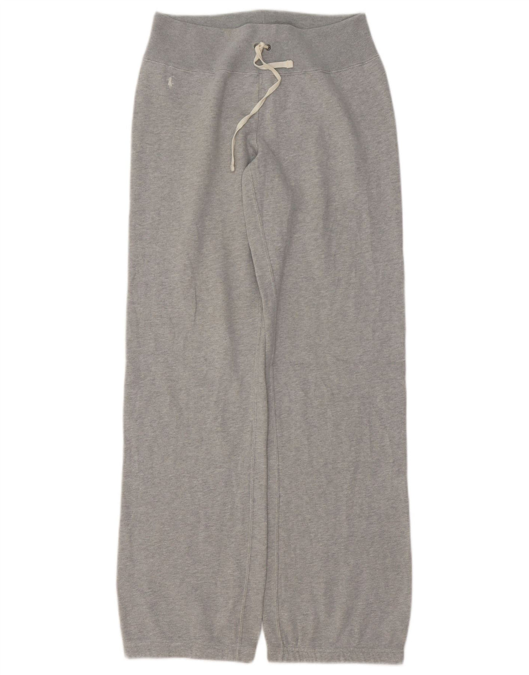 Calça de treino feminina RALPH LAUREN, calça jogger UK 10 pequena cinza manchada