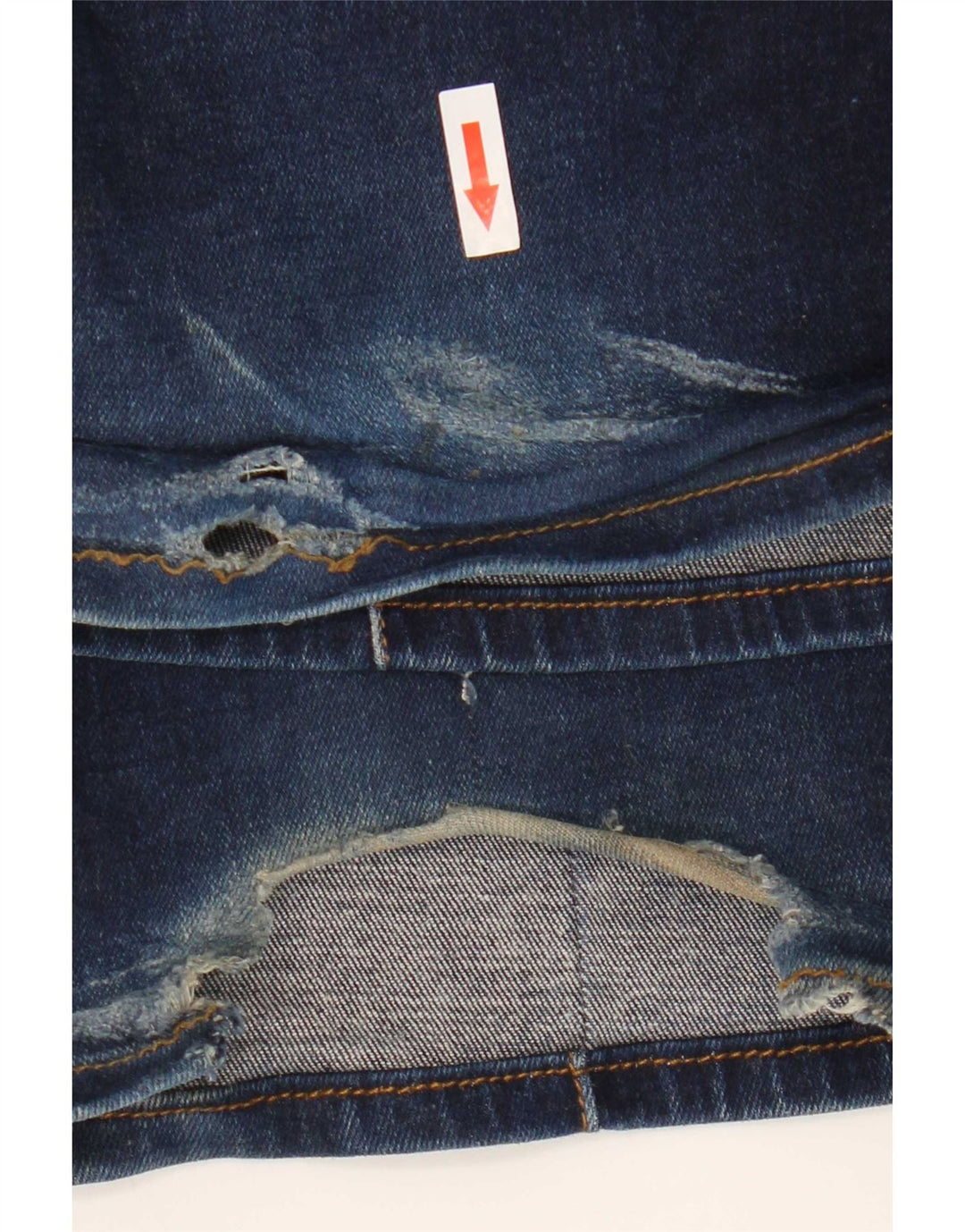 Jeans feminino Reiss Flared W25 L31 algodão azul marinho