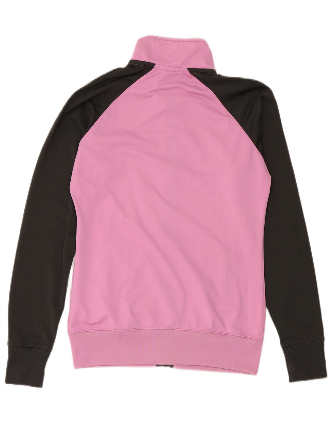 NIKE Womens Tracksuit Top Jacket UK 10 Small Pink Colourblock Poliéster
