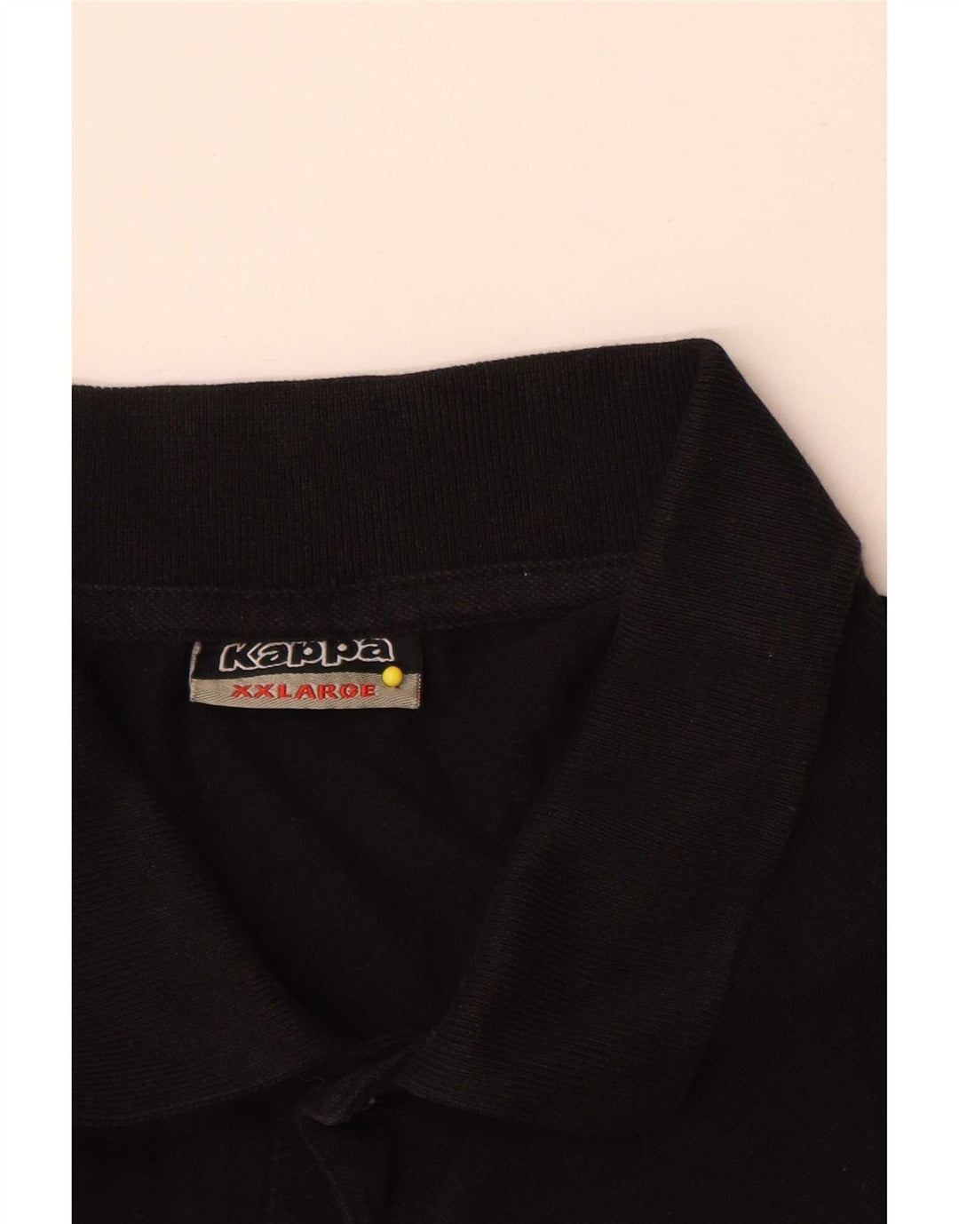 Camisa polo masculina Kappa 2XL algodão preto