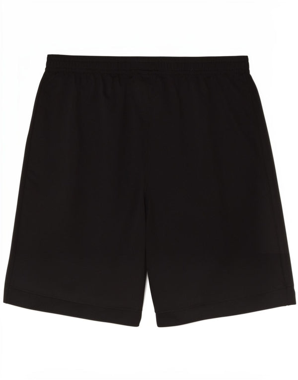 Shorts esportivos Nike Boys 12-13 anos grandes esportivos pretos de poliéster