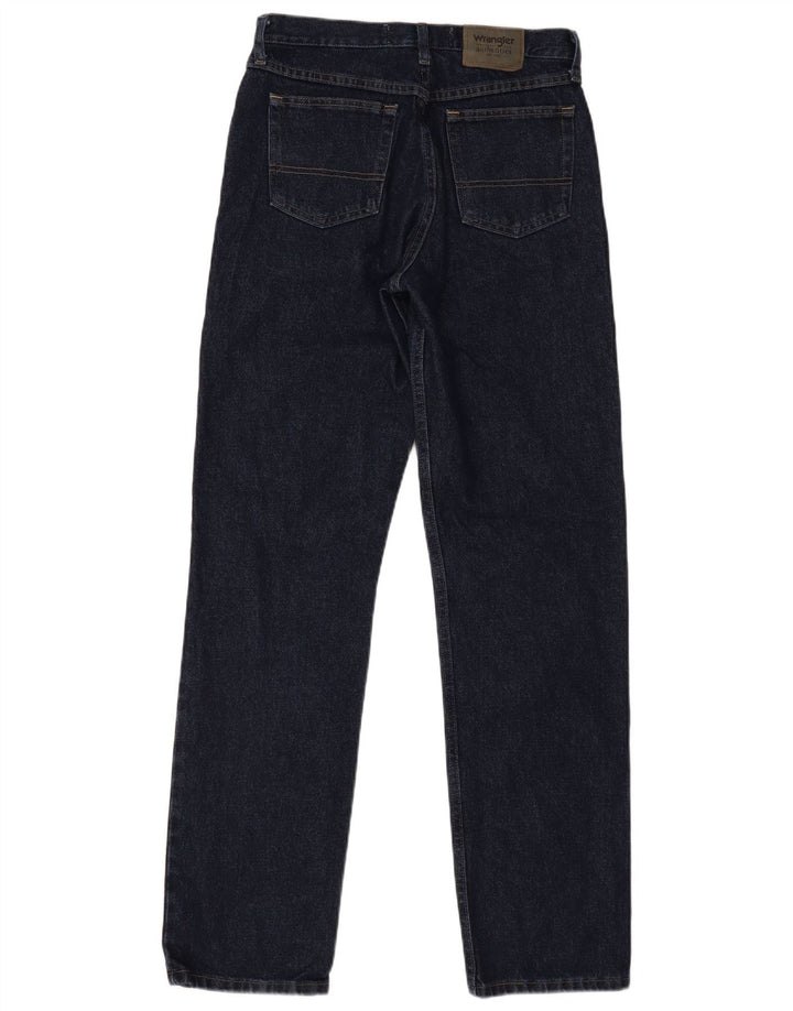 Wrangler Masculino Authentic Straight Jeans W30 L34 Azul Marinho Algodão