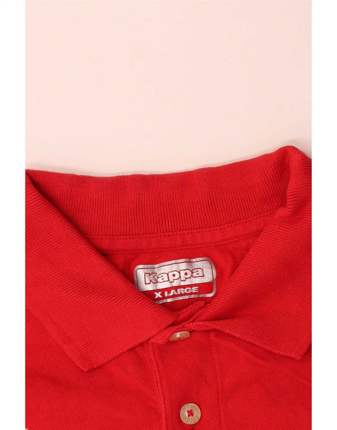 Camisa polo masculina Kappa XL algodão vermelho
