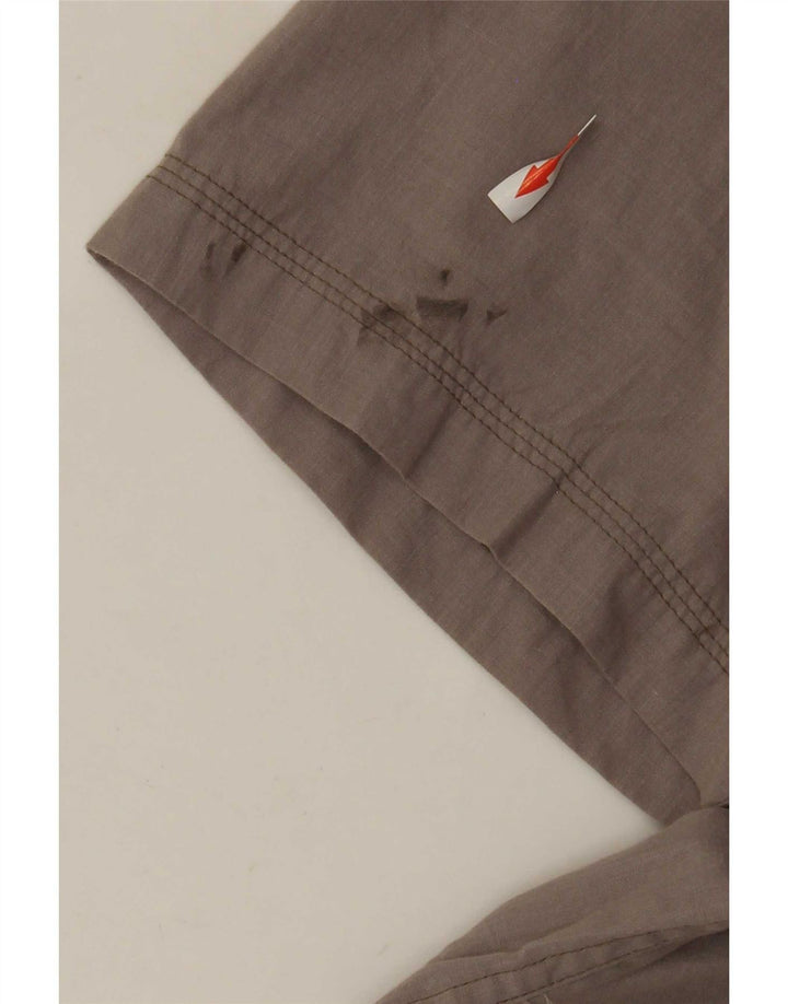 Camisa masculina Levi's manga curta padrão ajuste grande cinza algodão