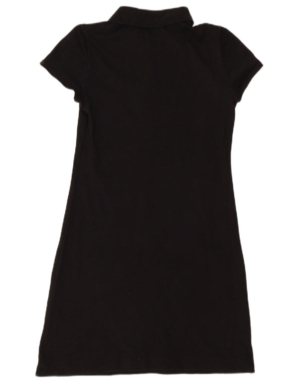 Lacoste Womens Polo Dress UK 12 Medium Black