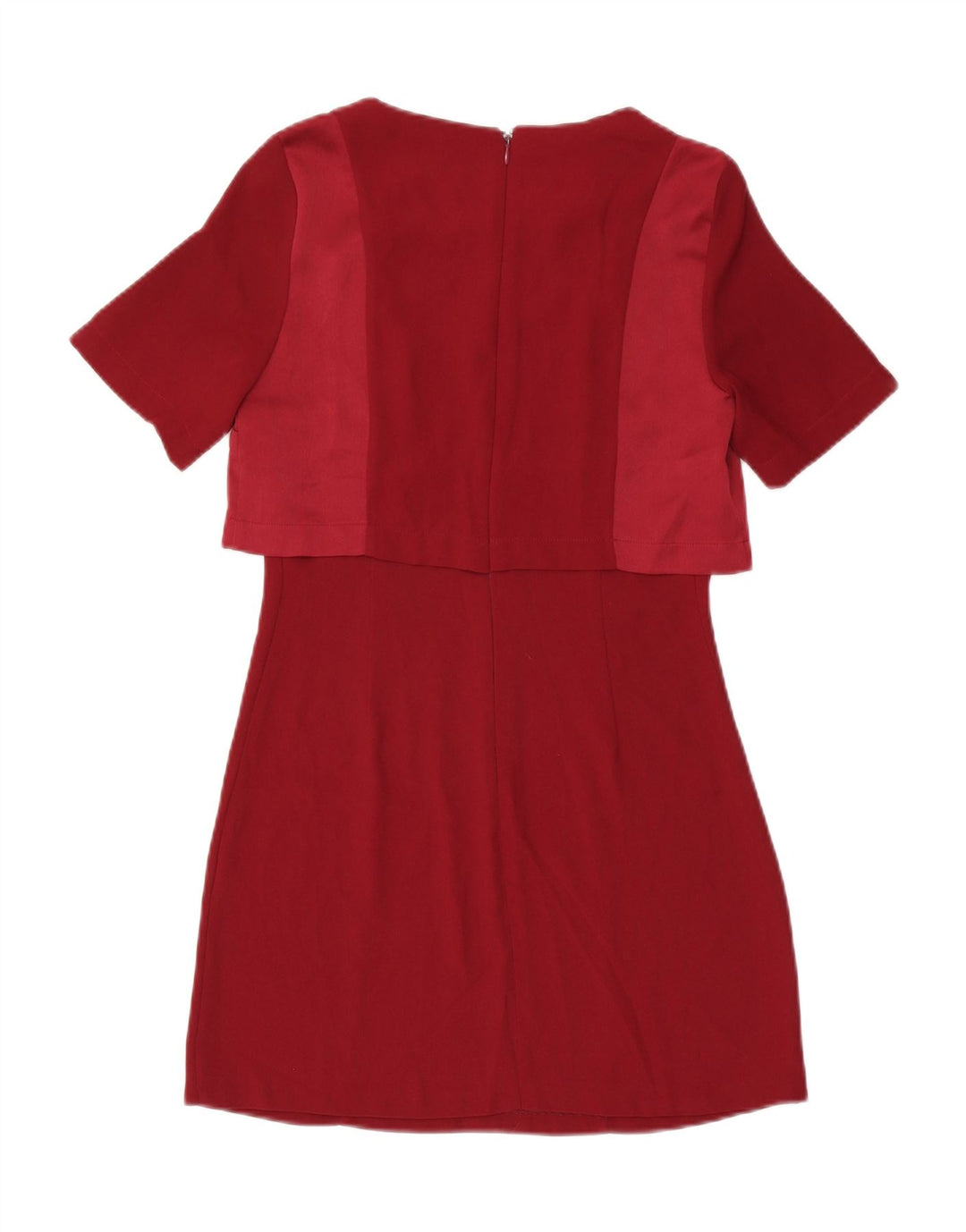 Vestido feminino Topshop UK 10 pequeno poliéster vermelho