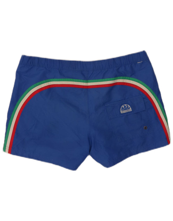 Shorts de natação masculino Sundek grande poliéster azul