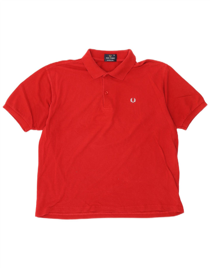 Camisa polo masculina Fred Perry XL algodão vermelho