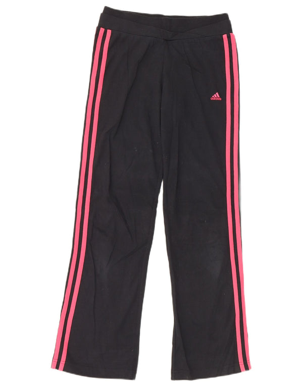 Adidas meninas calças de treino joggers 11-12 anos algodão preto
