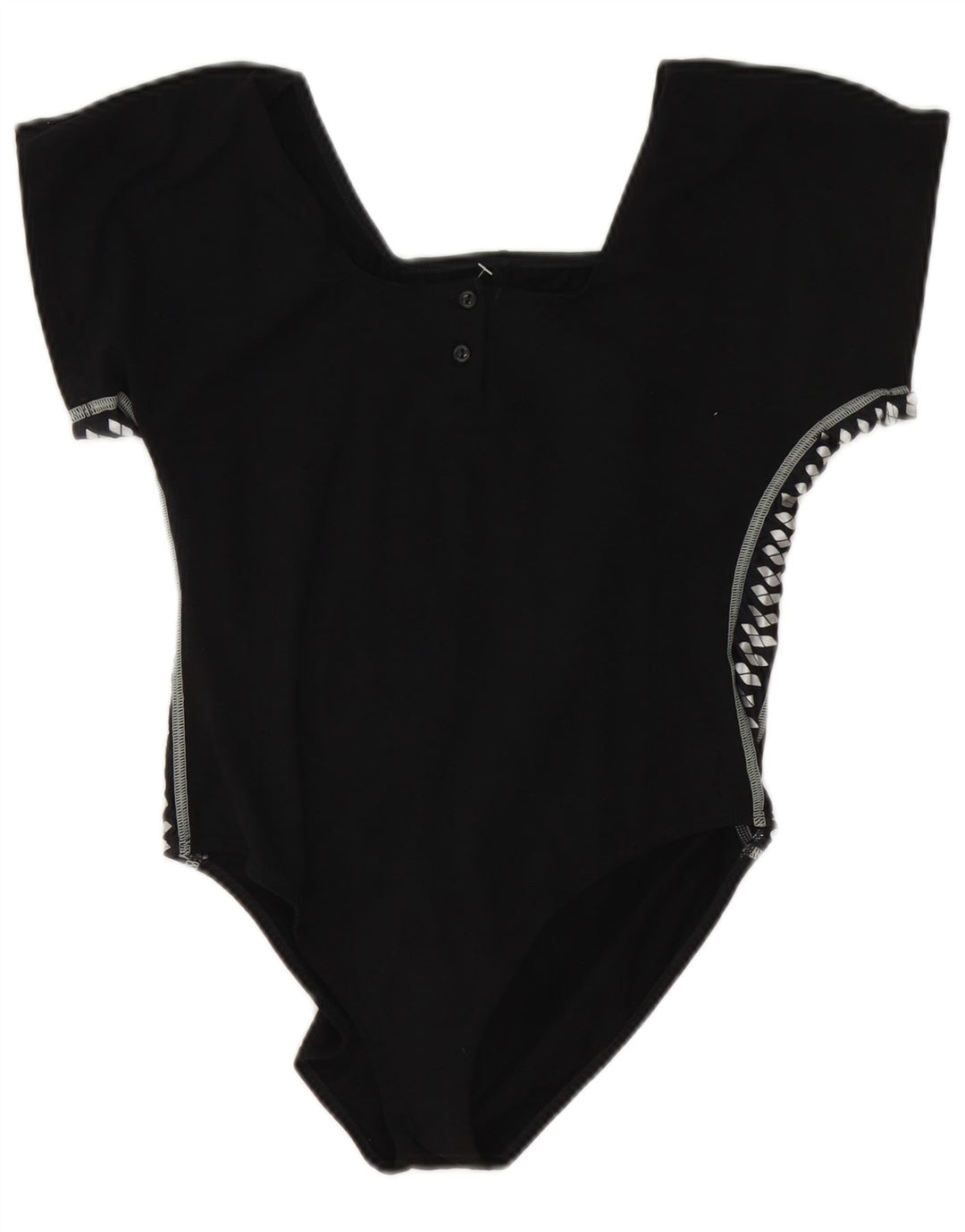 Arena Womens Graphic Swimwear IT 40 Pequeno Algodão Preto