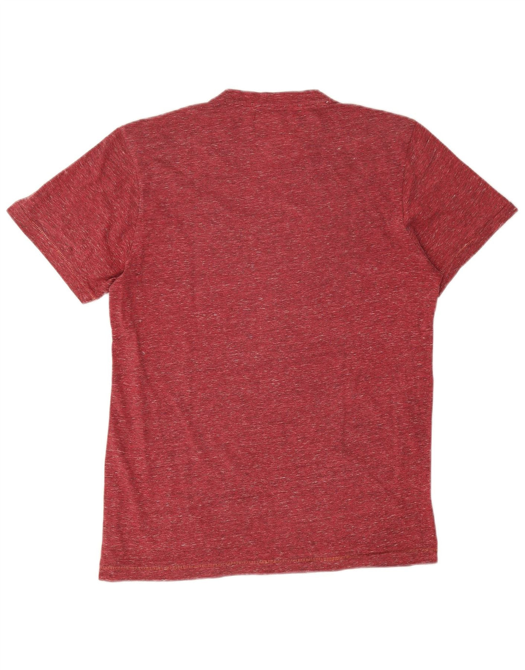 Desigual Camiseta masculina gráfica top pequeno marrom manchado