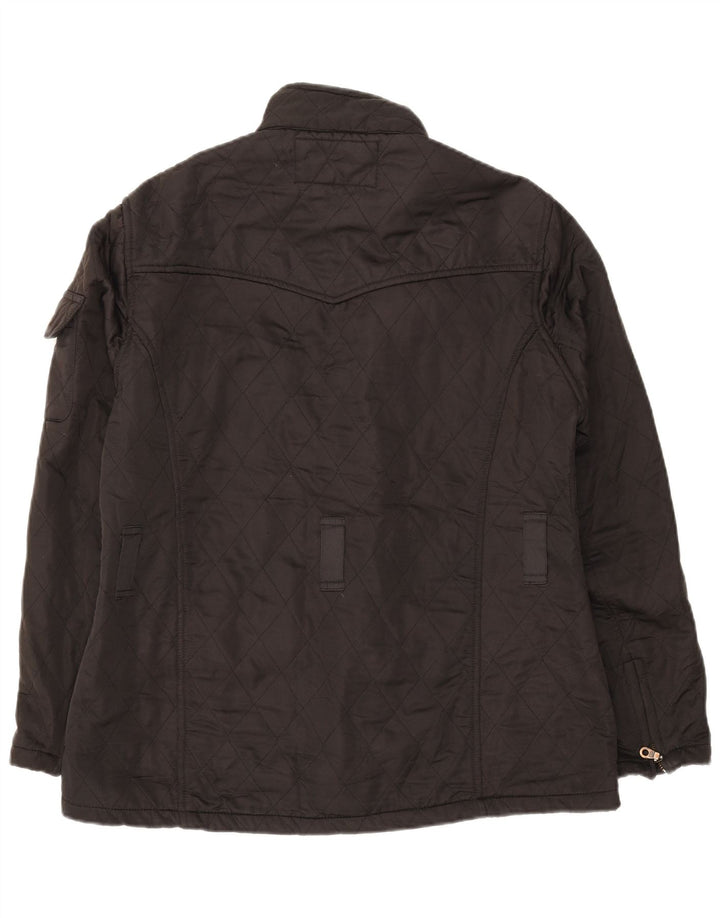 Jaqueta acolchoada feminina BARBOUR UK 16 grande preta