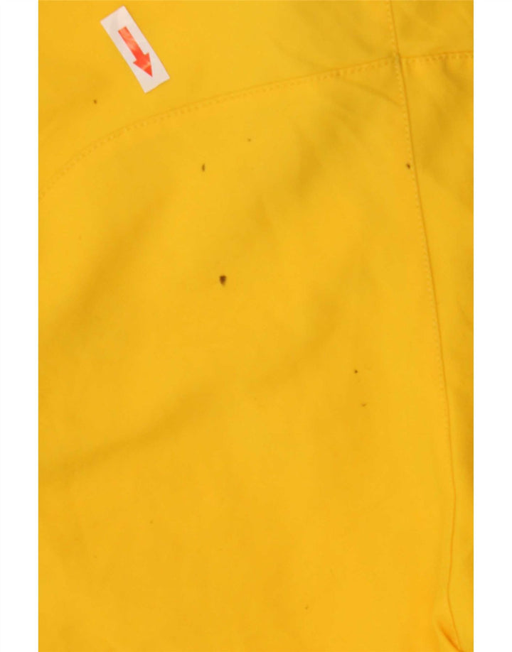 Shorts de natação masculinos Adidas Graphic médio amarelo colorblock poliéster