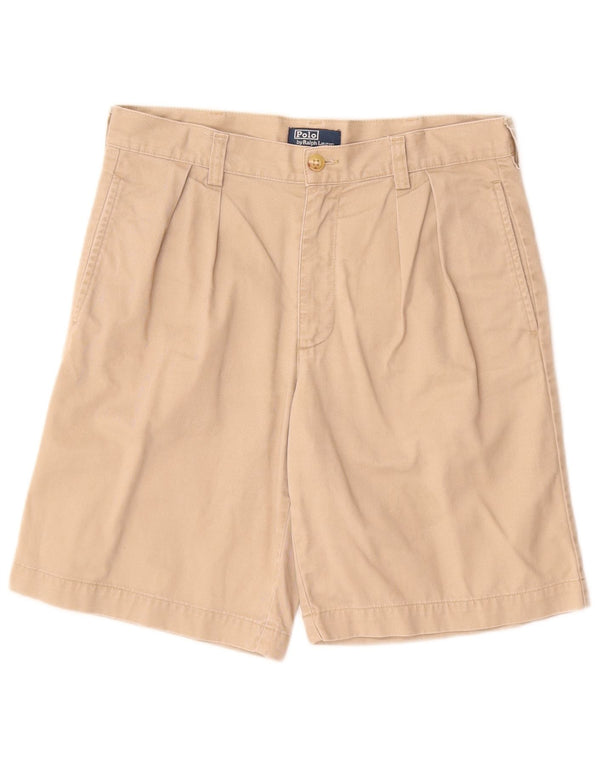 Polo Ralph Lauren Meninos Chino Shorts 11-12 Anos W28 Algodão Bege