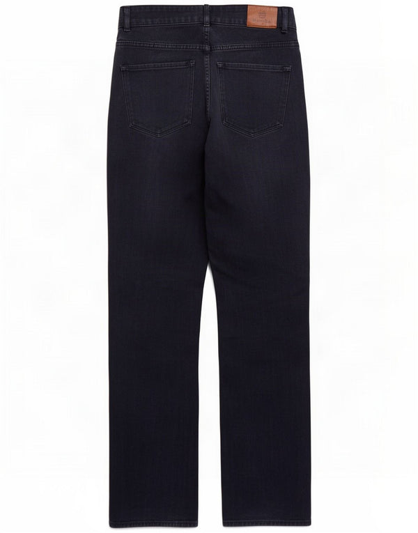 Massimo Dutti Jeans retos femininos UE 38 Pequeno W28 L33 Azul marinho