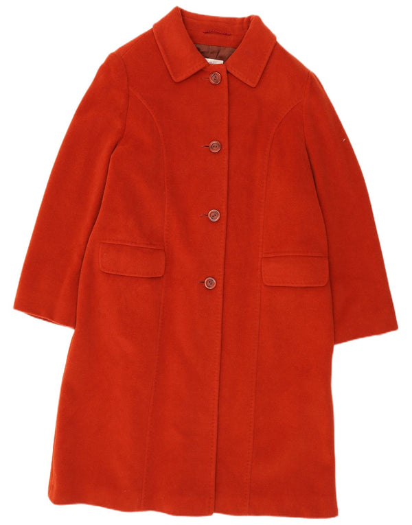 Sobretudo feminino Marcona UK 20 2XL lã virgem vermelha
