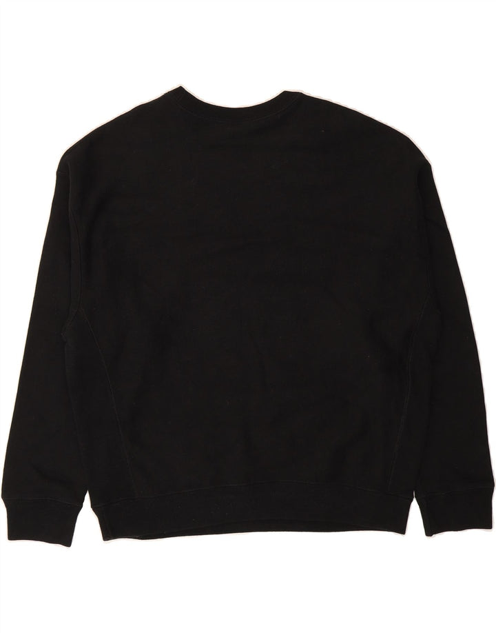 CHAMPION Womens Reverse Weave Sweatshirt Jumper UK 20 2XL Black Cotton Vintage Champion and Second-Hand Champion from Messina Hembry 