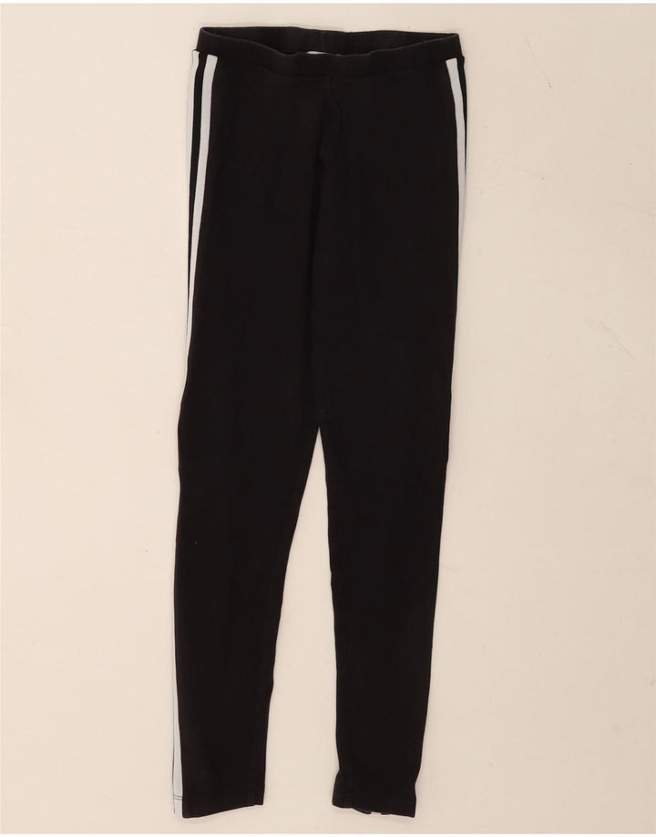 Leggings Adidas Feminino UK 12 Algodão Cinza Médio