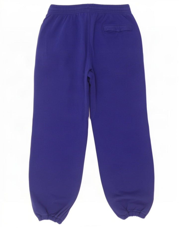 Calça de treino masculina Nike joggers grande algodão azul