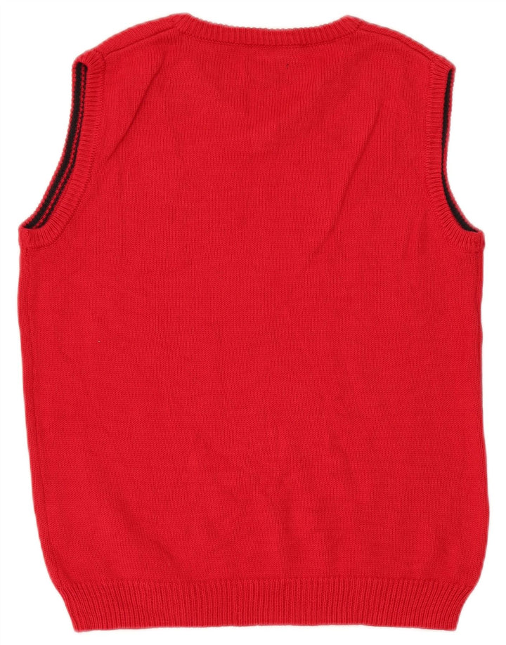 Chaps Boys Vest Tank Top 14-15 Anos Algodão Vermelho