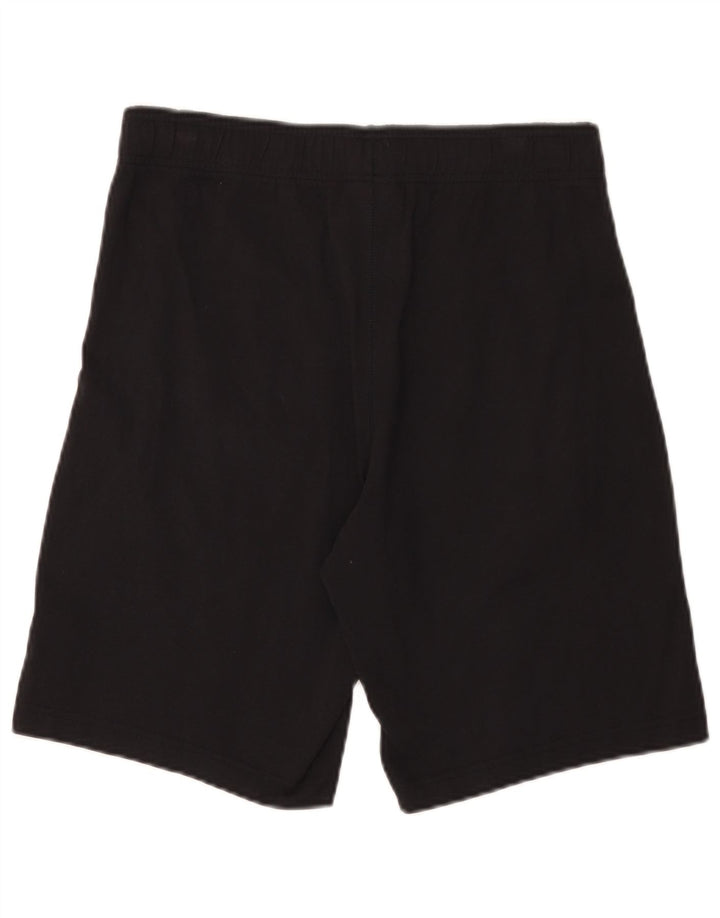 Shorts esportivos masculinos Champion médio algodão preto