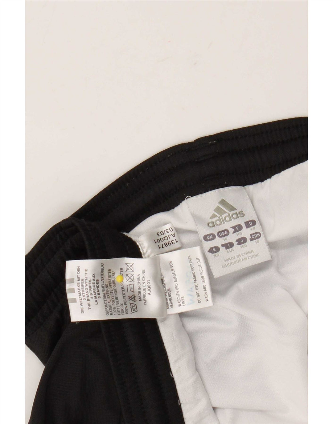 Calções desportivos Adidas Boys Climalite 13-14 anos preto poliéster