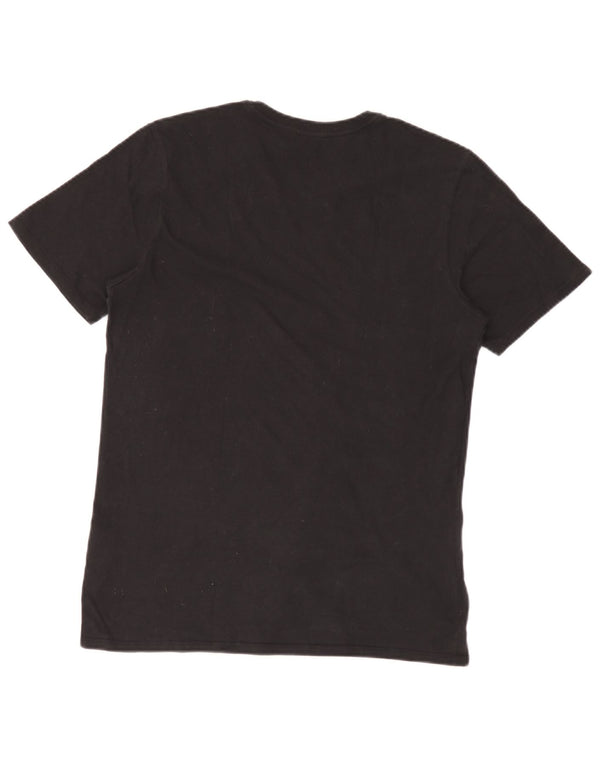 Camiseta masculina Nike Athletic Cut Top médio algodão preto