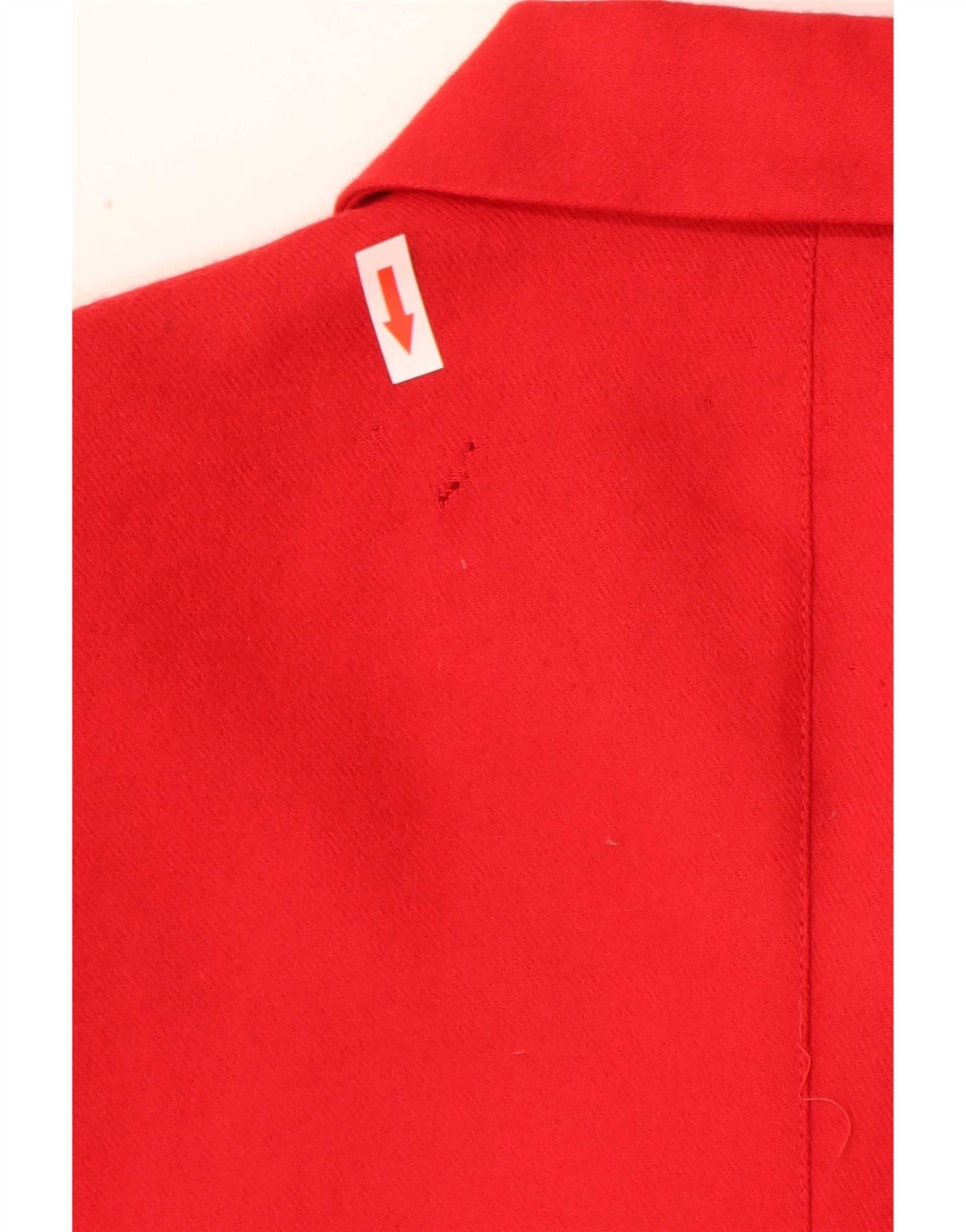 Jaqueta blazer feminina vintage com 5 botões IT 44 lã vermelha média clássica