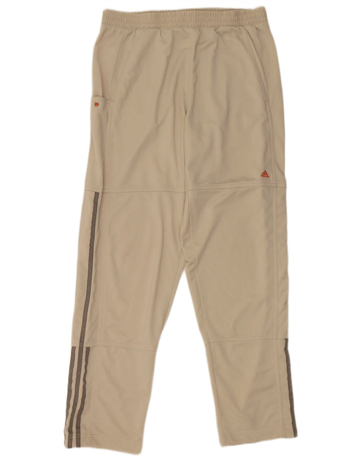 Calça Adidas Mens Treino Médio Bege Poliéster
