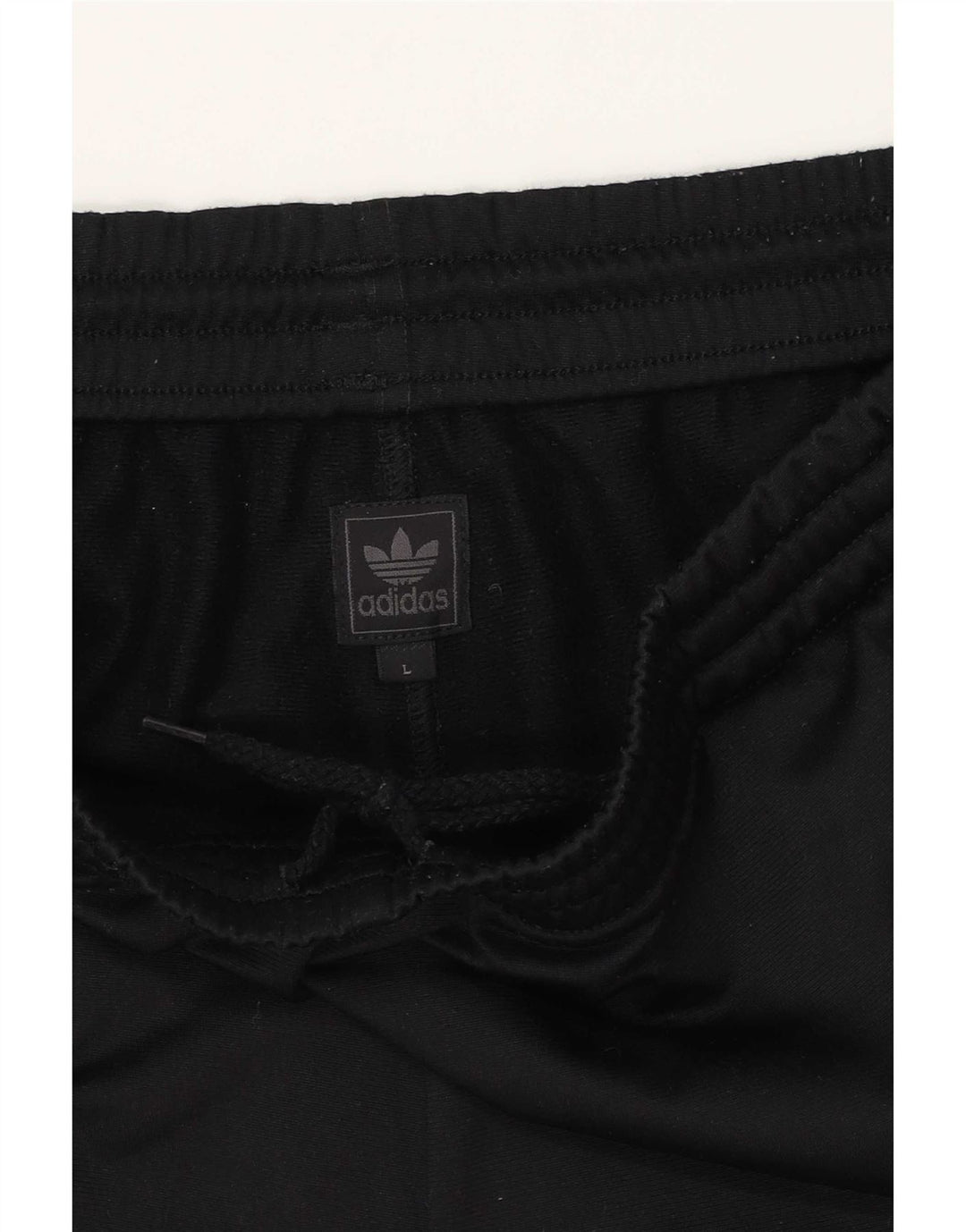 Calça de treino masculina Adidas grande poliéster preto