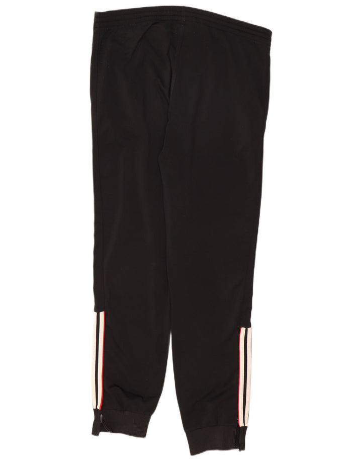 ADIDAS Calças de treino masculinas Joggers UK 38/40 Médio Preto Poliéster