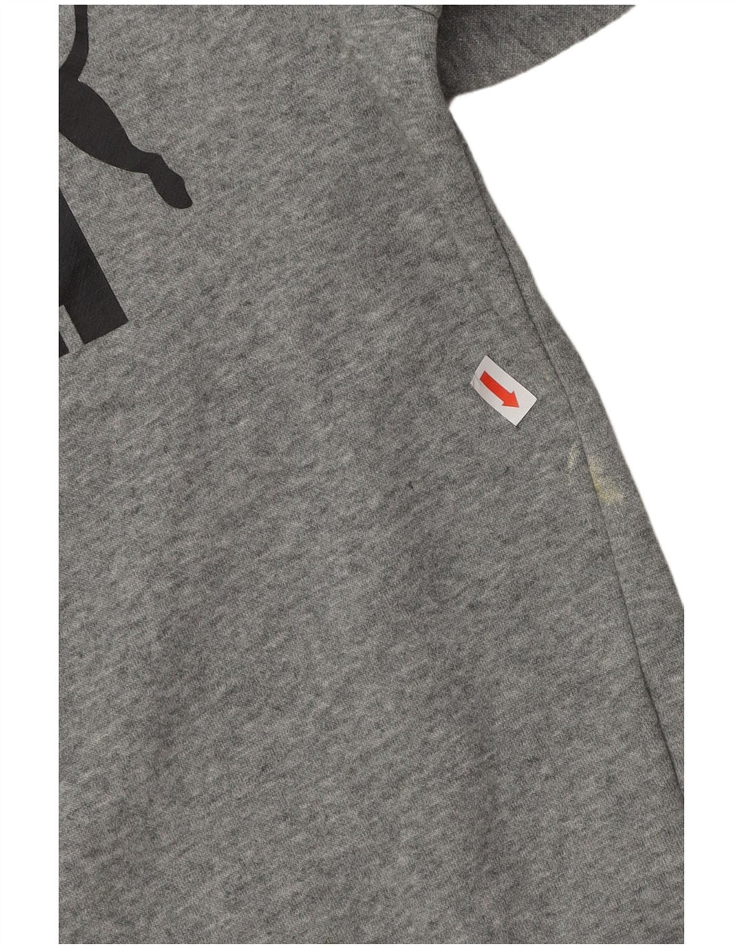 Moletom PUMA Boys Graphic Jumper 7-8 Anos Cinza Algodão