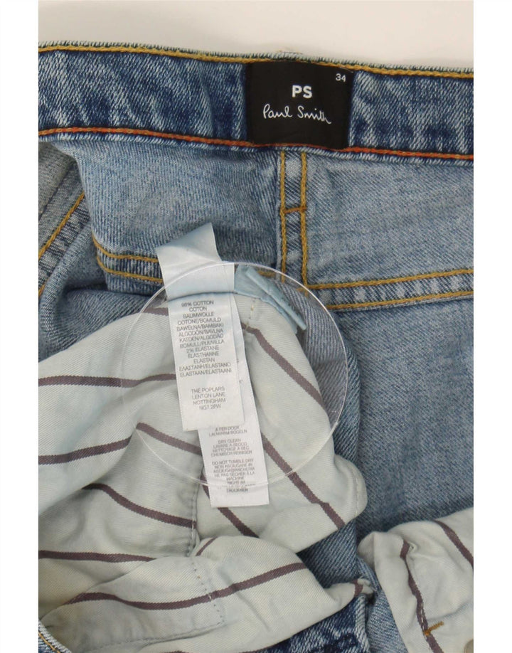 Calça jeans skinny feminina Paul Smith W34 L28 algodão azul