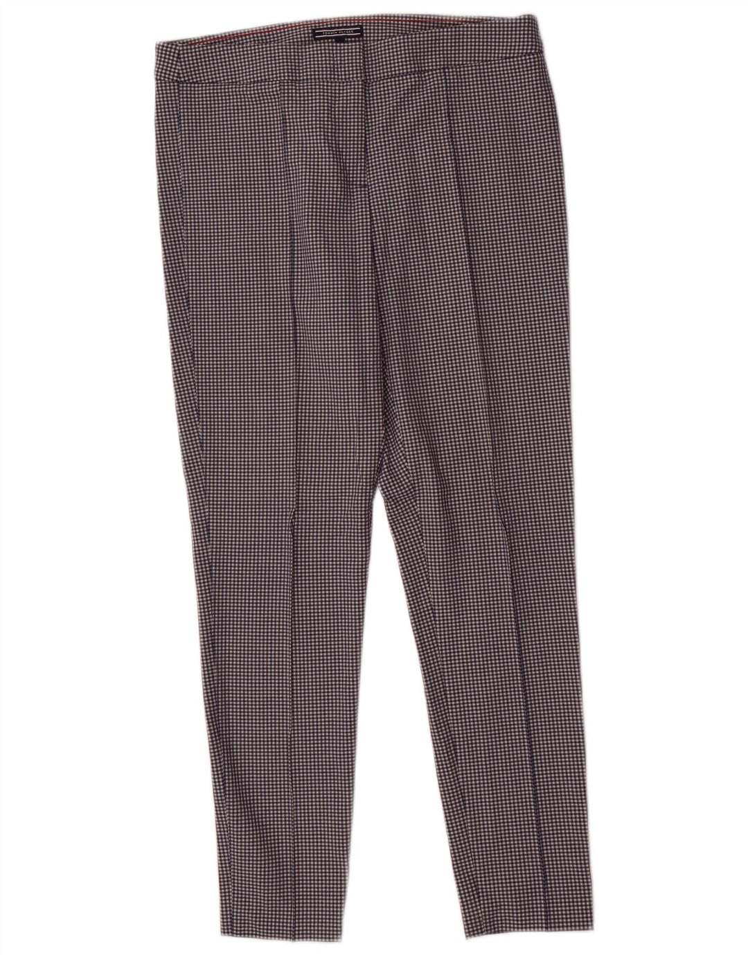 Calça casual feminina Tommy Hilfiger EUA 8 médio W32 L29 azul marinho