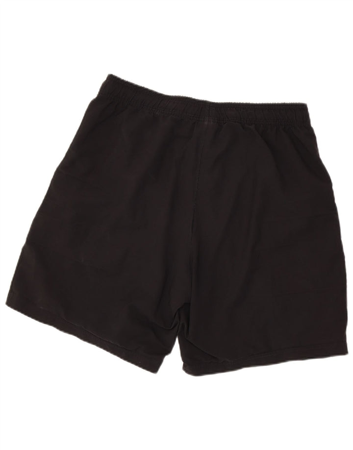 Shorts esportivos masculinos Adidas grande poliéster preto