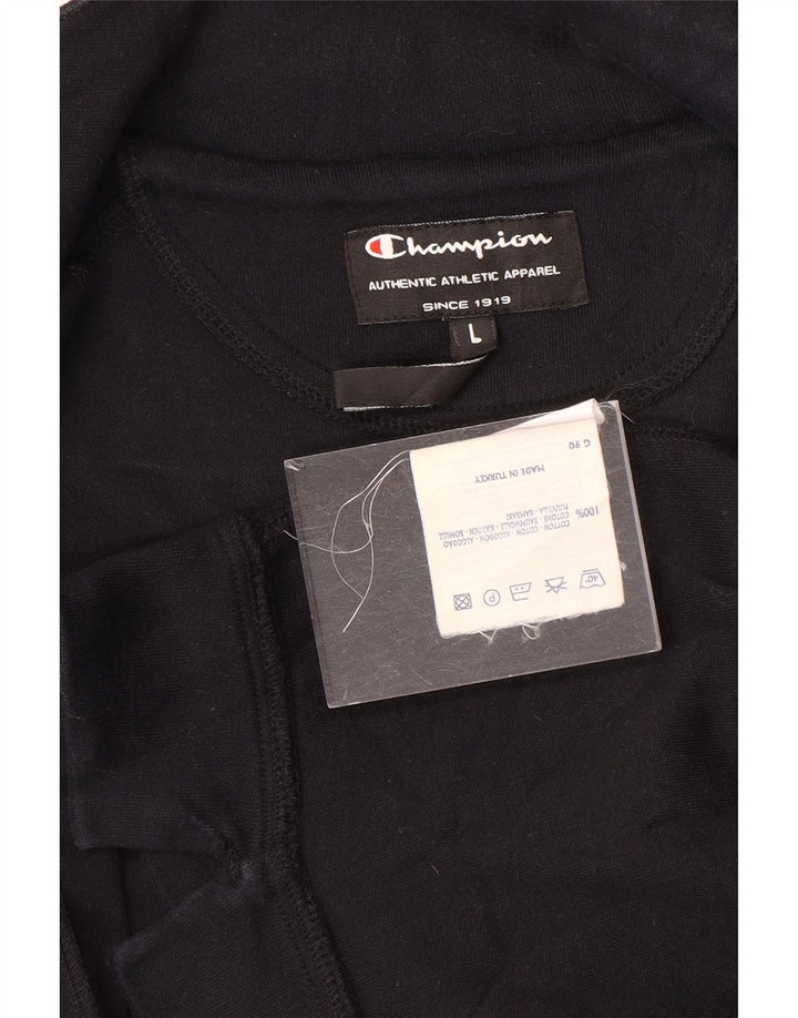 Jaqueta feminina Champion UK 16 grande algodão preto