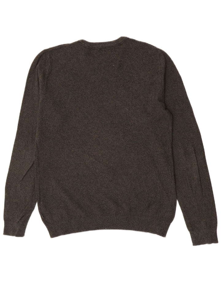 Suéter masculino Jack & Jones com gola redonda e algodão verde médio