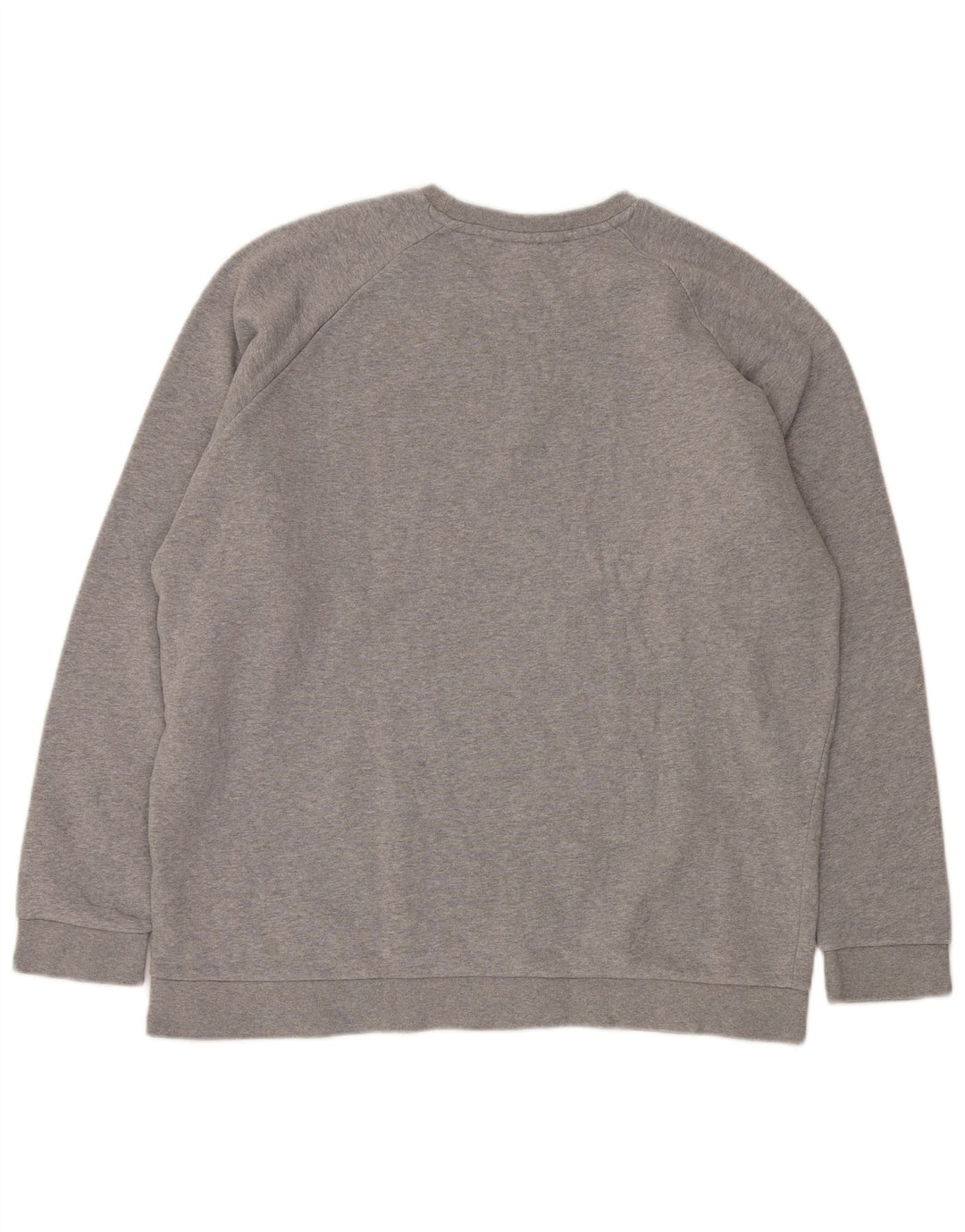 Adidas Mens Moletom Jumper XL Cinza Flecked Algodão