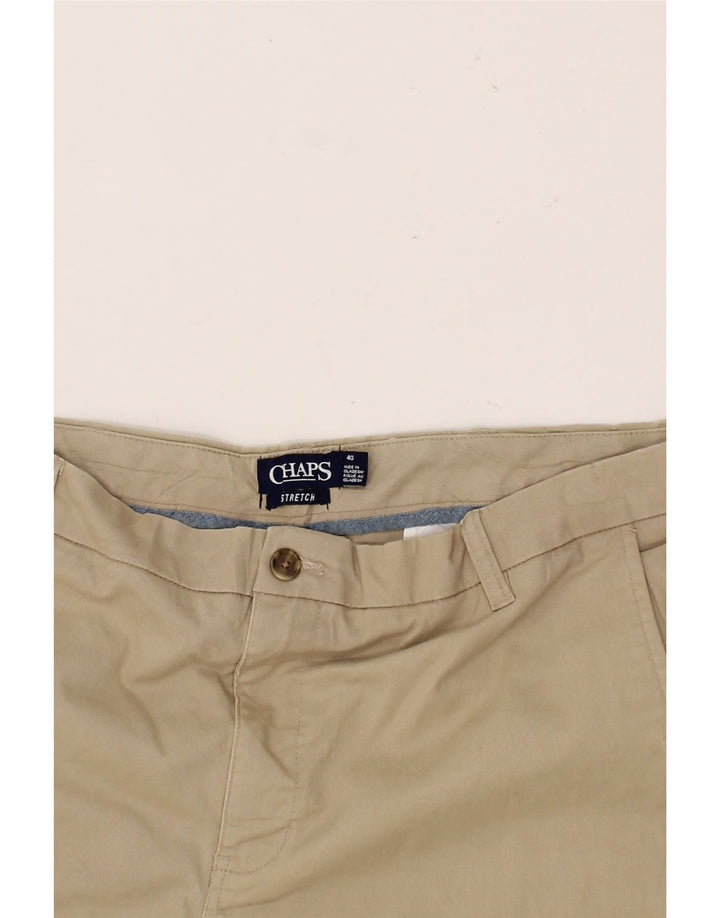 CHAPS Mens Chino Shorts W40 2XL Beige Cotton Vintage Chaps and Second-Hand Chaps from Messina Hembry 