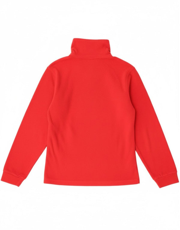 Jumper de lã Champion para meninas com zíper e gola 13-14 anos poliéster vermelho