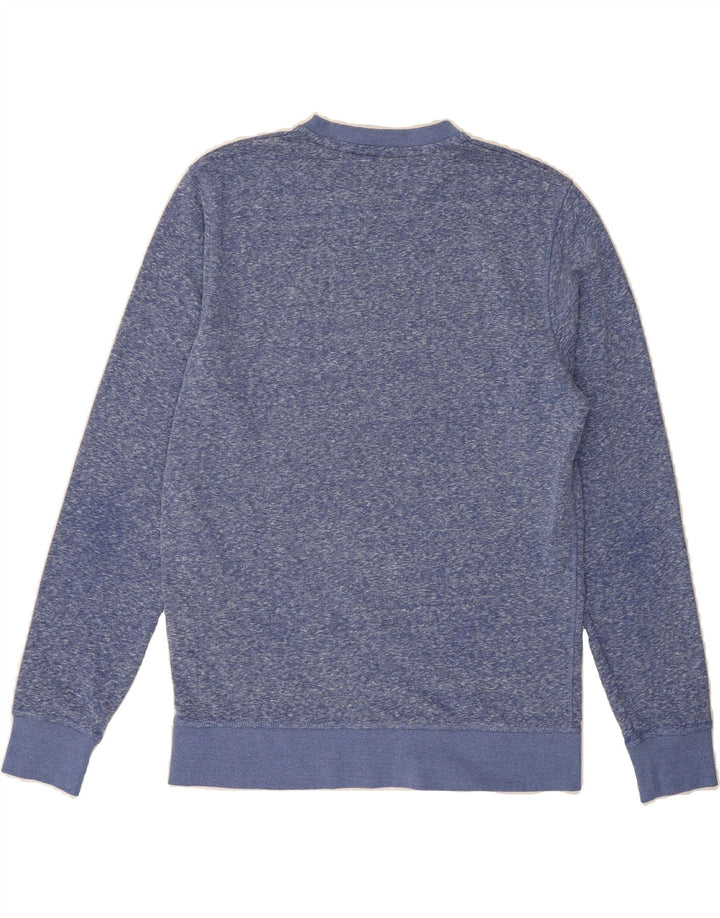 JACK & JONES Mens Graphic Sweatshirt Jumper Large Blue Polyester Vintage Jack & Jones and Second-Hand Jack & Jones from Messina Hembry 