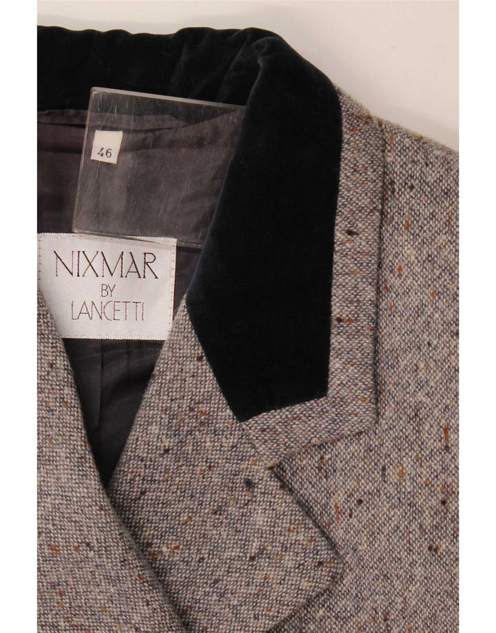 Blazer feminino Nixmar By Lancetti IT 46 grande cinza manchado